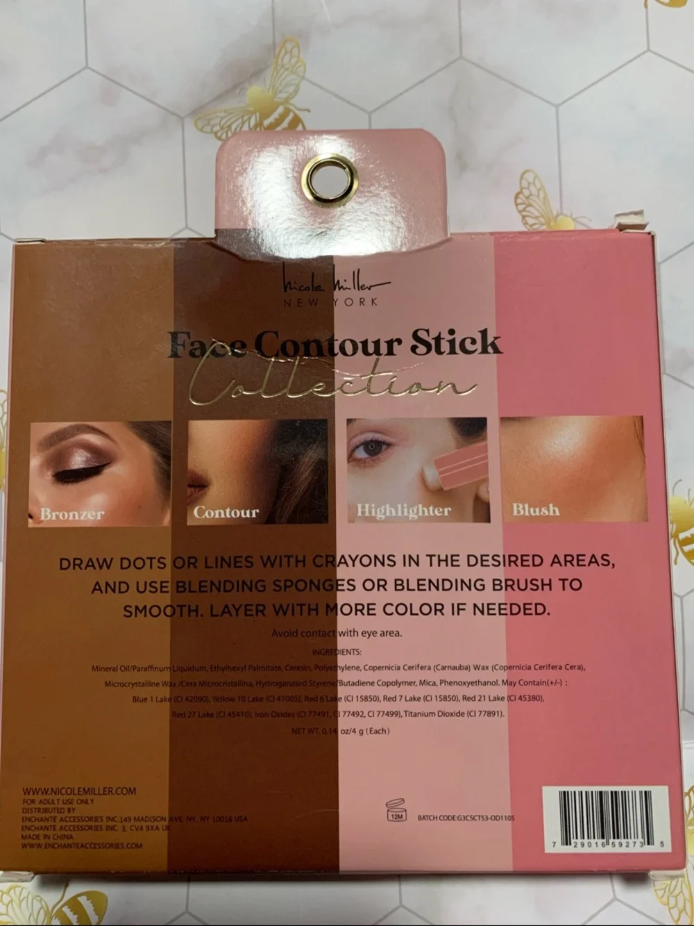 Nicole Miller Face Contour Stick Set